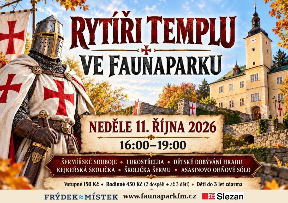 Rytíři Templu ve Faunaparku 2026