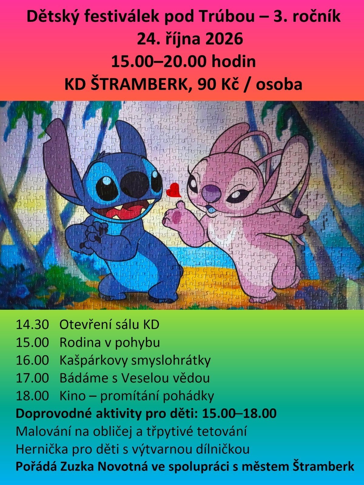 PRO DĚTI: Dětský festiválek pod Trúbou