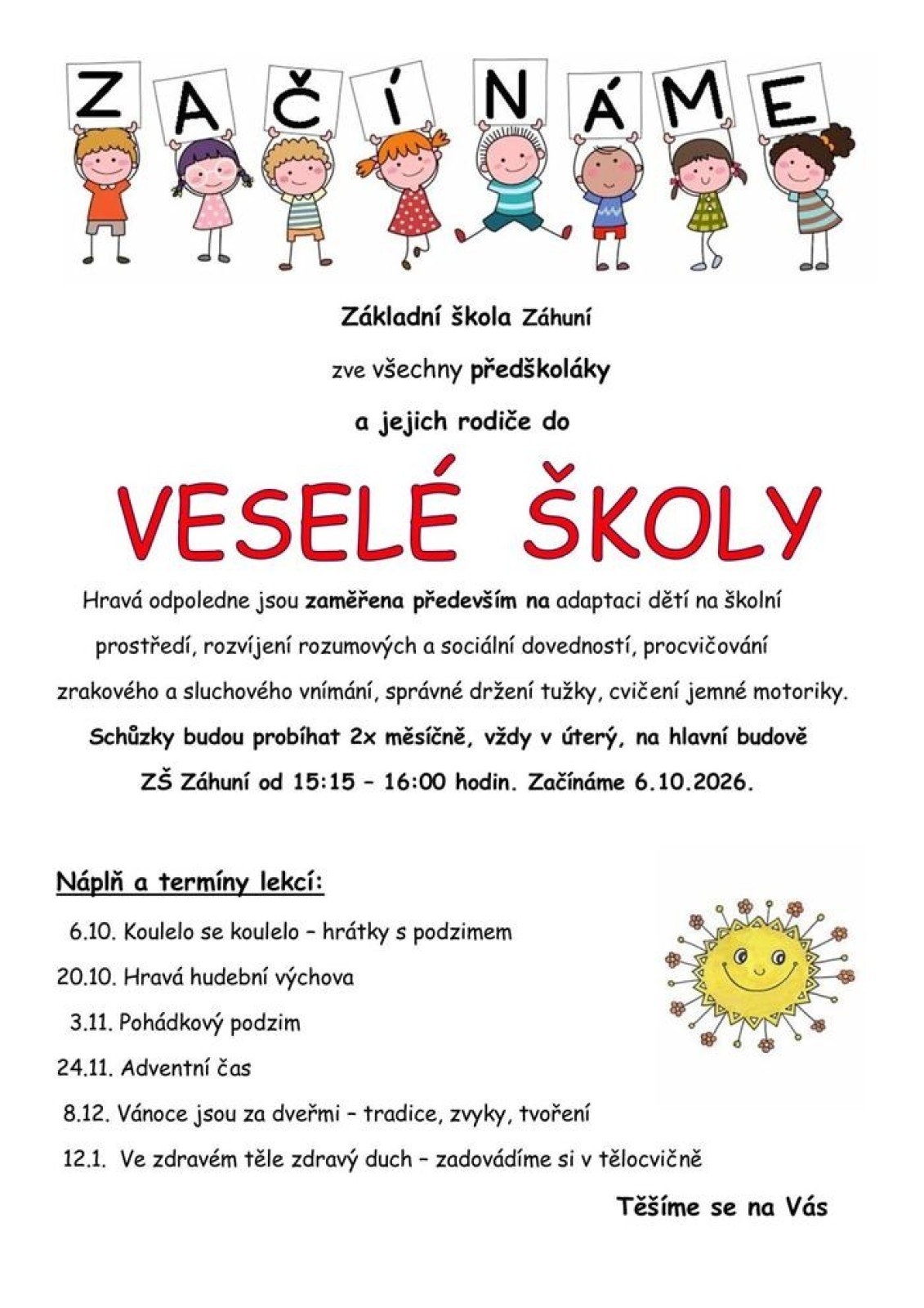 VESELÁ ŠKOLA - Vánoce jsou za dveřmi - tradice, zvyky, tvoření