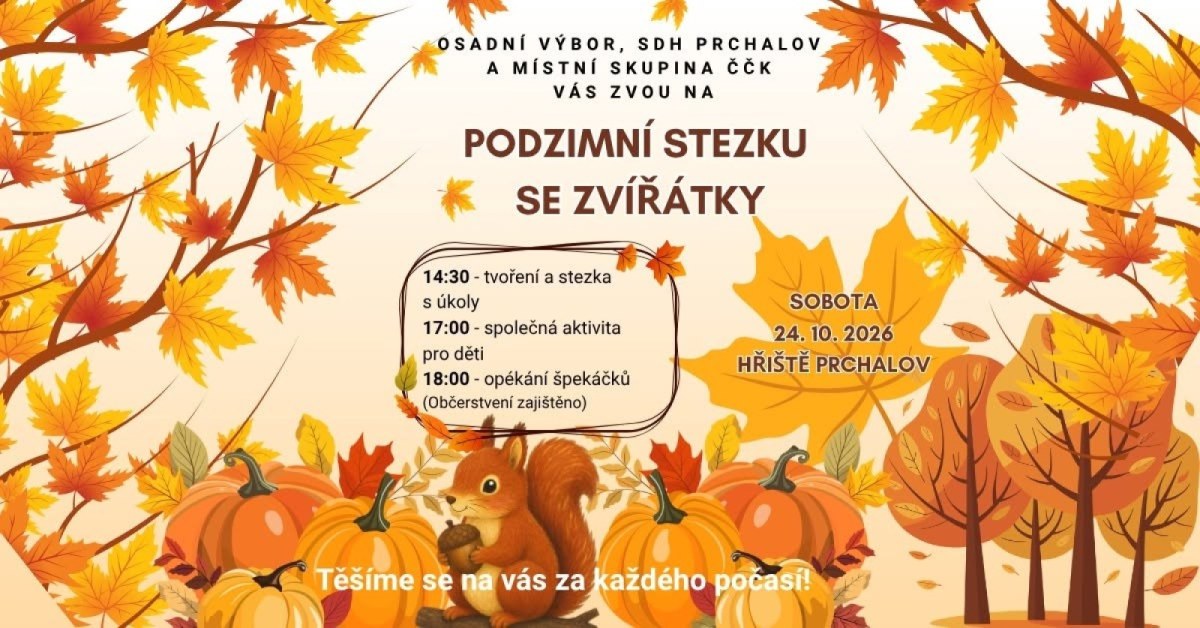 PRO DĚTI: Podzimní stezka se zvířatky