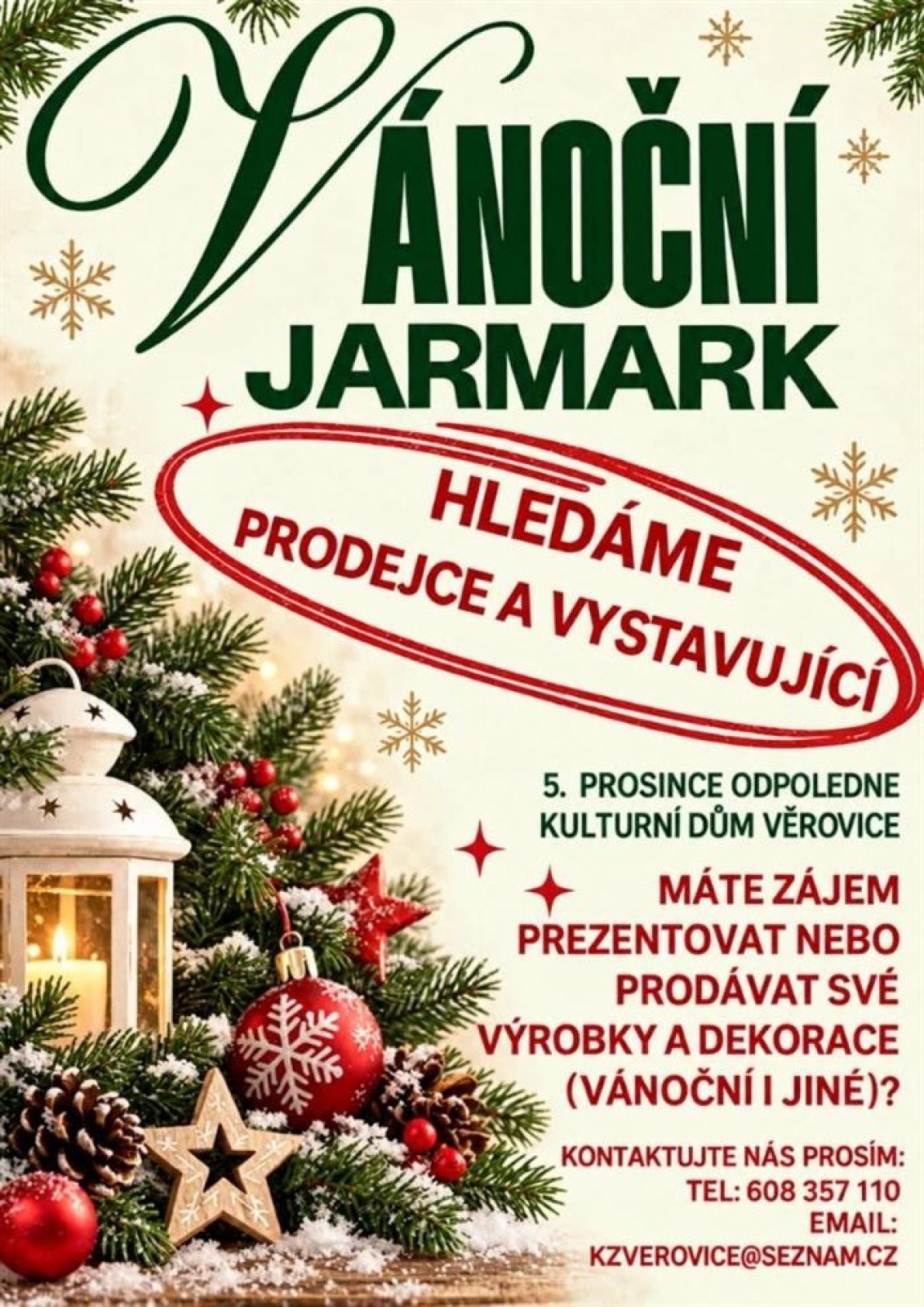 VÁNOČNÍ JARMARK