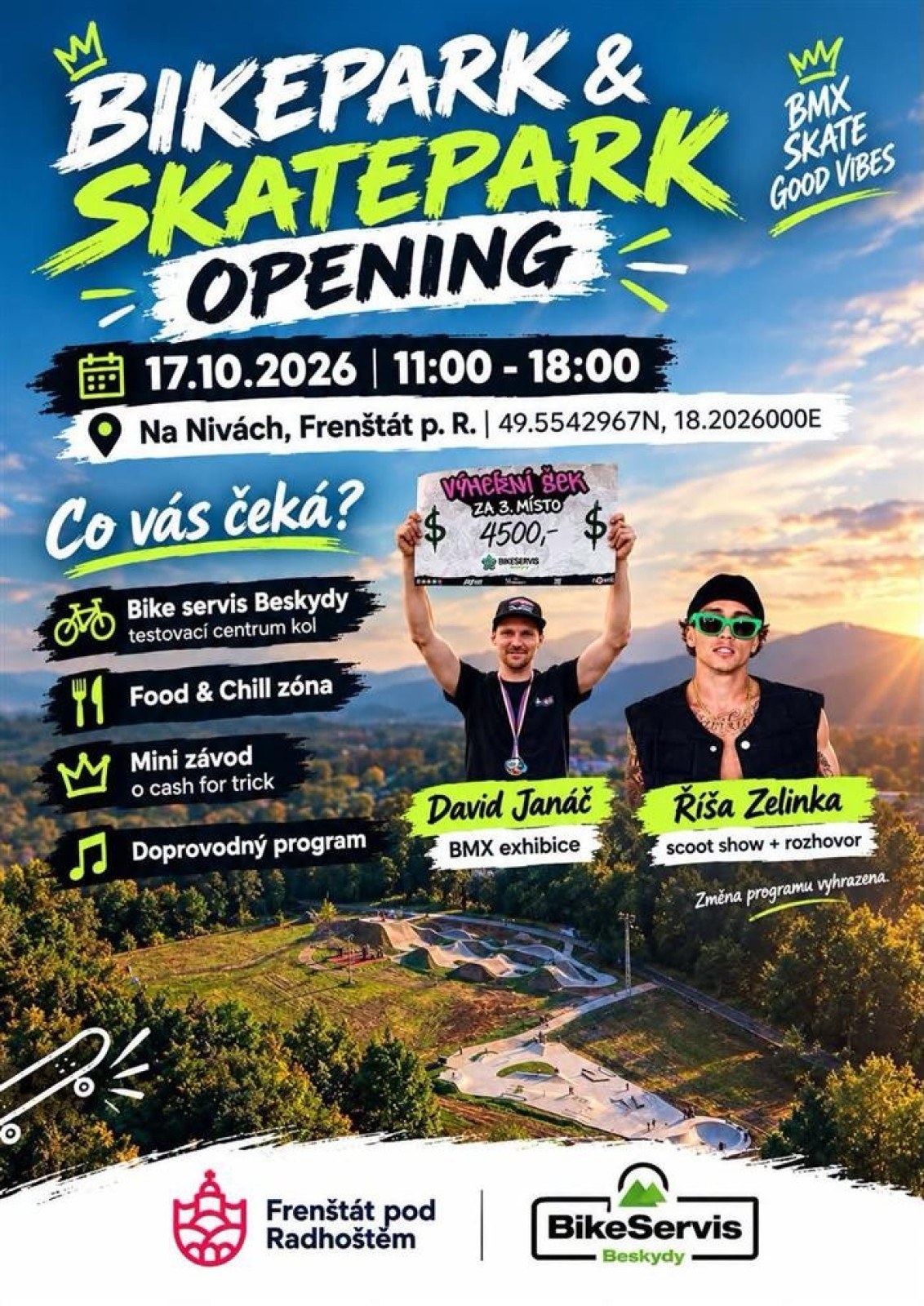 BIKEPARK & SKATEPARK OPENING