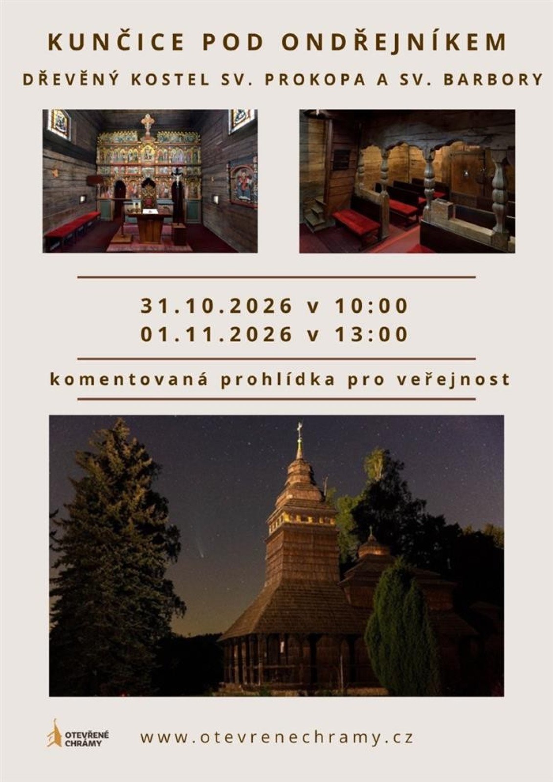Komentovaná prohlídka pro veřejnost - kostel sv. Prokopa a sv. Barbory