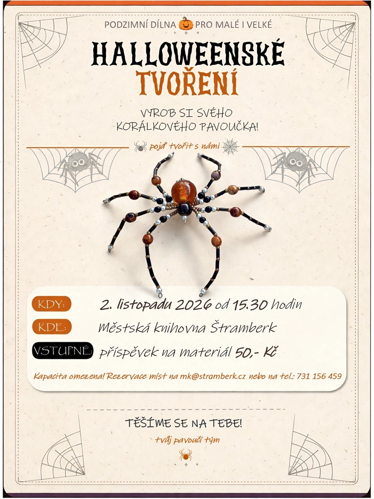 WORKSHOP: Halloweenské tvoření