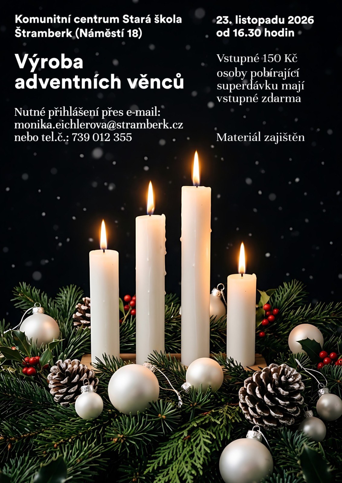 WORKSHOP: Výroba adventních věnců