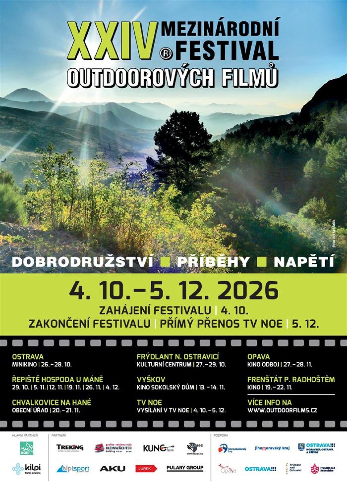MEZINÁRODNÍ FESTIVAL OUTDOOROVÝCH FILMŮ 2026