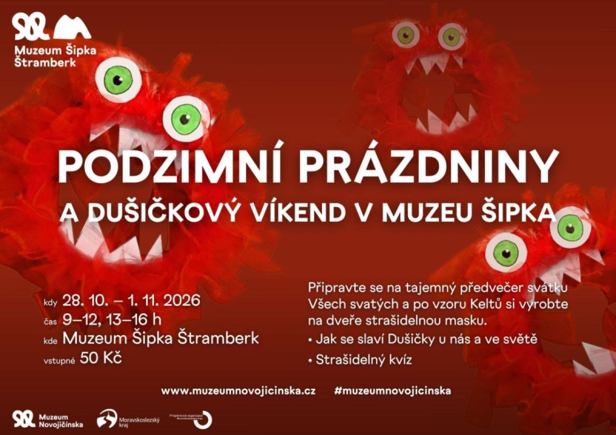 PRO DĚTI: Podzimní prázdniny a dušičkový víkend v muzeu Šipka