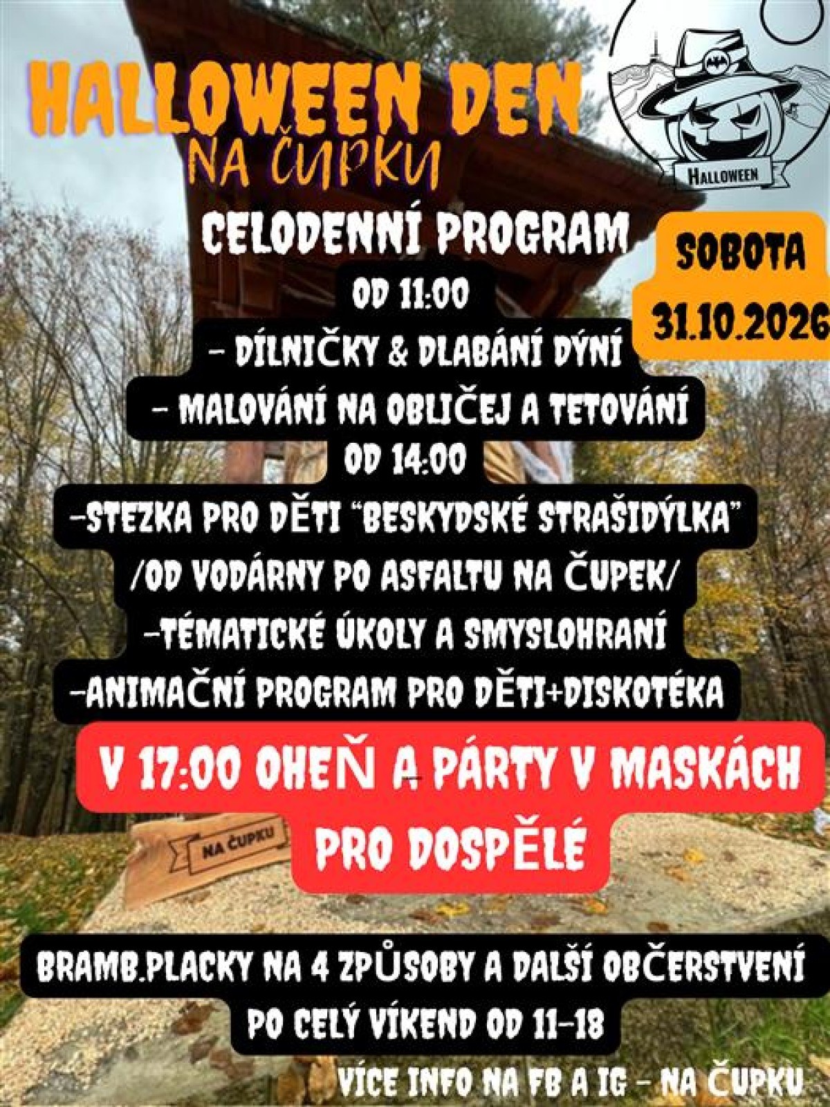 Haloween den na Čupku