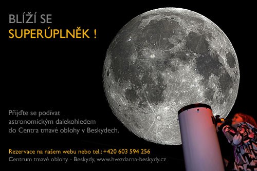 Na superúplněk se budete moci podívat i v Beskydech