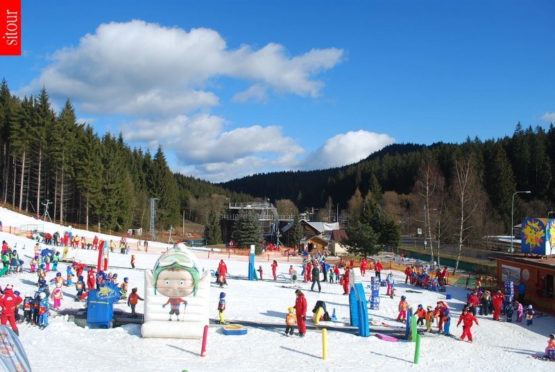 Ski areál Bílá v provozu