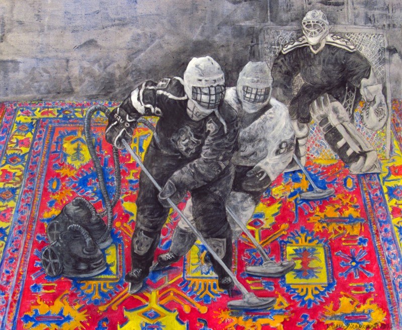 Výstava inspirována Mistrovstvím světa IIHF v ledním hokeji 2015