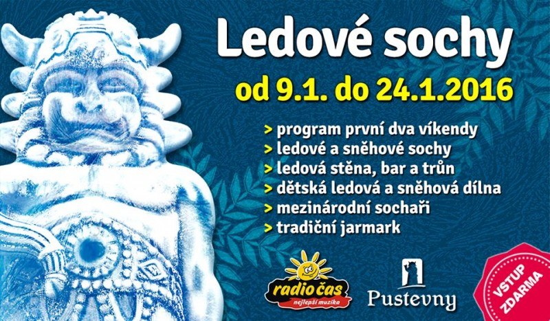 Ledové sochy na Pustevnách aneb Zimní pohádka