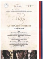 100 let republiky Kopřivnice plakát