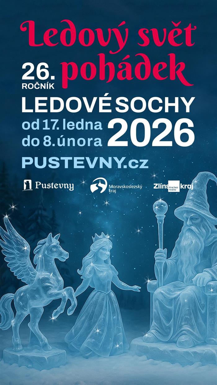 Ledový svět pohádek - LEDOVÉ SOCHY 2026