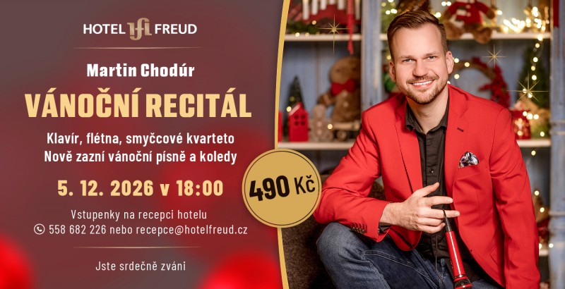 Vánoční recitál Martina Chodúra