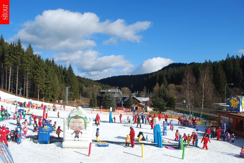 Ski areál Bílá v provozu