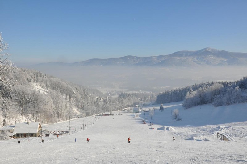 Opálená - Pstruží ski area